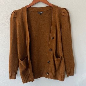 Burnt Orange and Brown Cardigan
